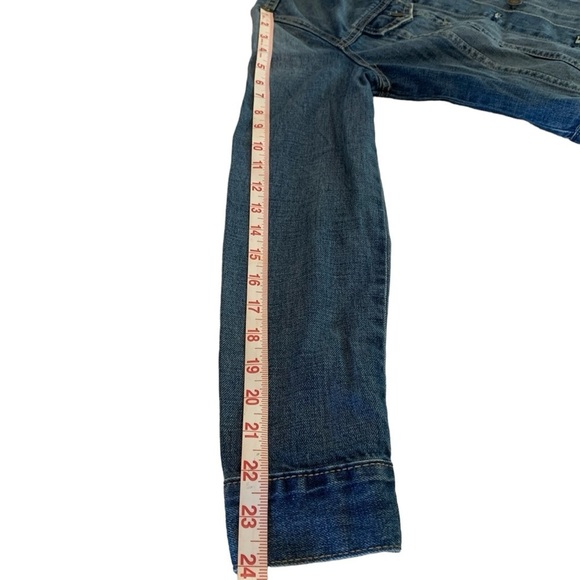 Women’s cropped denim jean jacket Old Navy XS blue - Picture 14 of 15